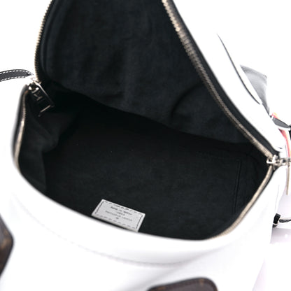Louis Vuitton Calfskin Monogram LV Airline Palm Springs Backpack PM White 5 of 8