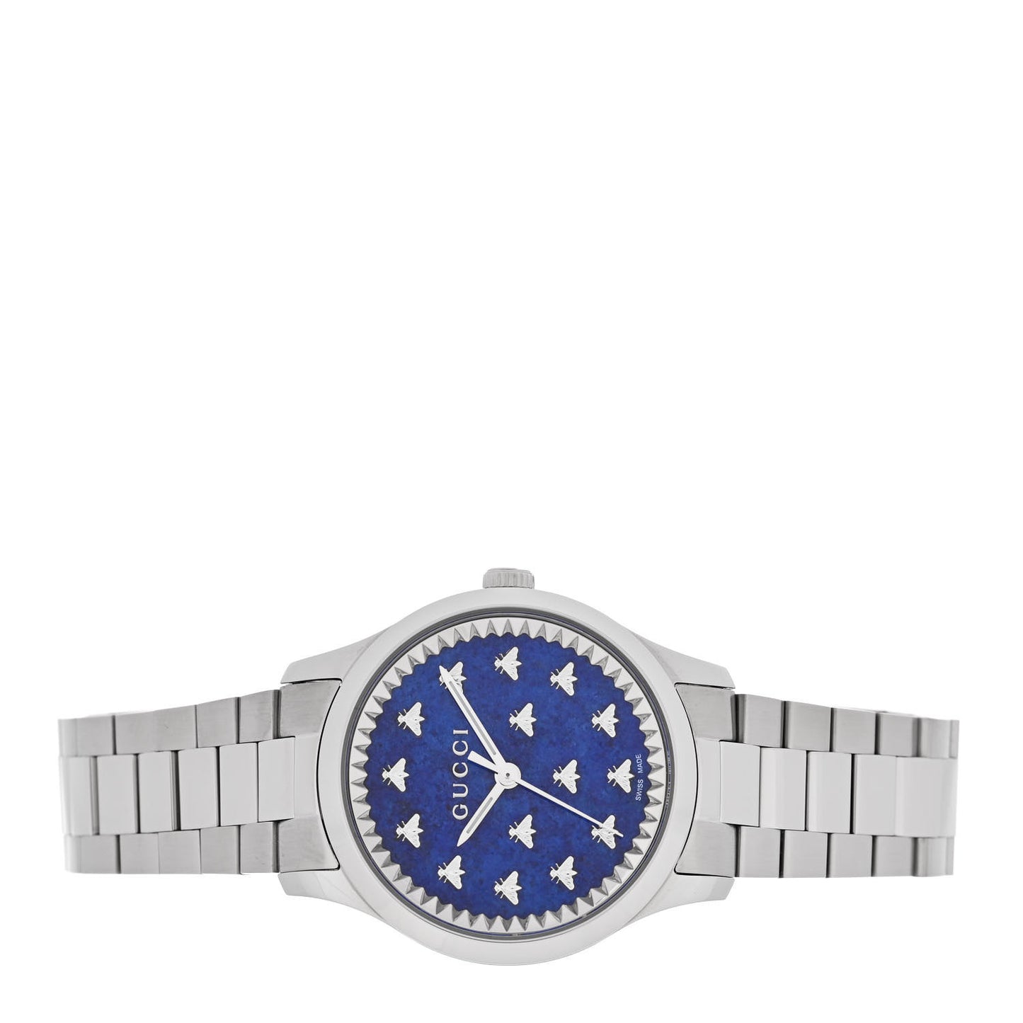 Stainless Steel 32mm G-Timeless Bee Quartz Watch Blue