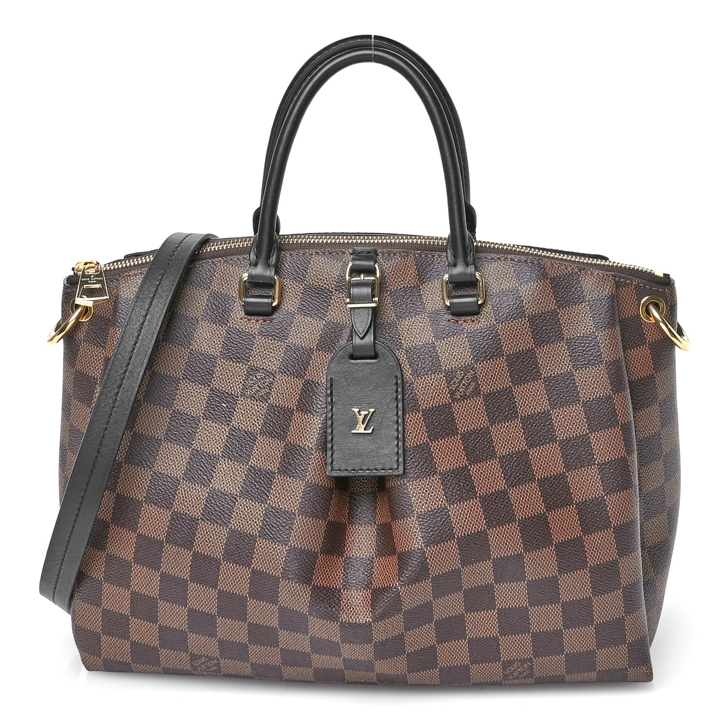 Damier Ebene Odeon Tote MM Black