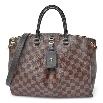 Louis Vuitton Damier Ebene Odeon Tote MM Black 1 of 9
