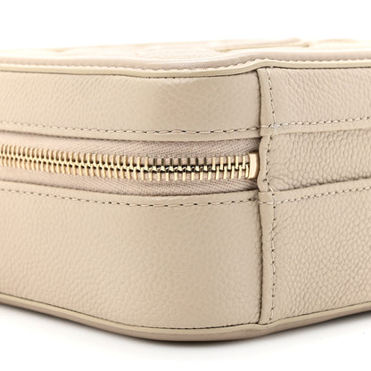 Chanel Caviar Quilted Small CC Filigree Vanity Case Beige 10 of 14