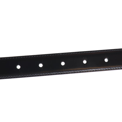 Celine Box Calfskin Medium 25mm Triomphe Belt 90 36 Black 3 of 7