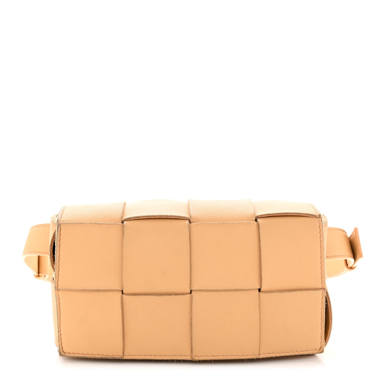 Nappa Maxi Intreccio The Belt Cassette Bag Almond