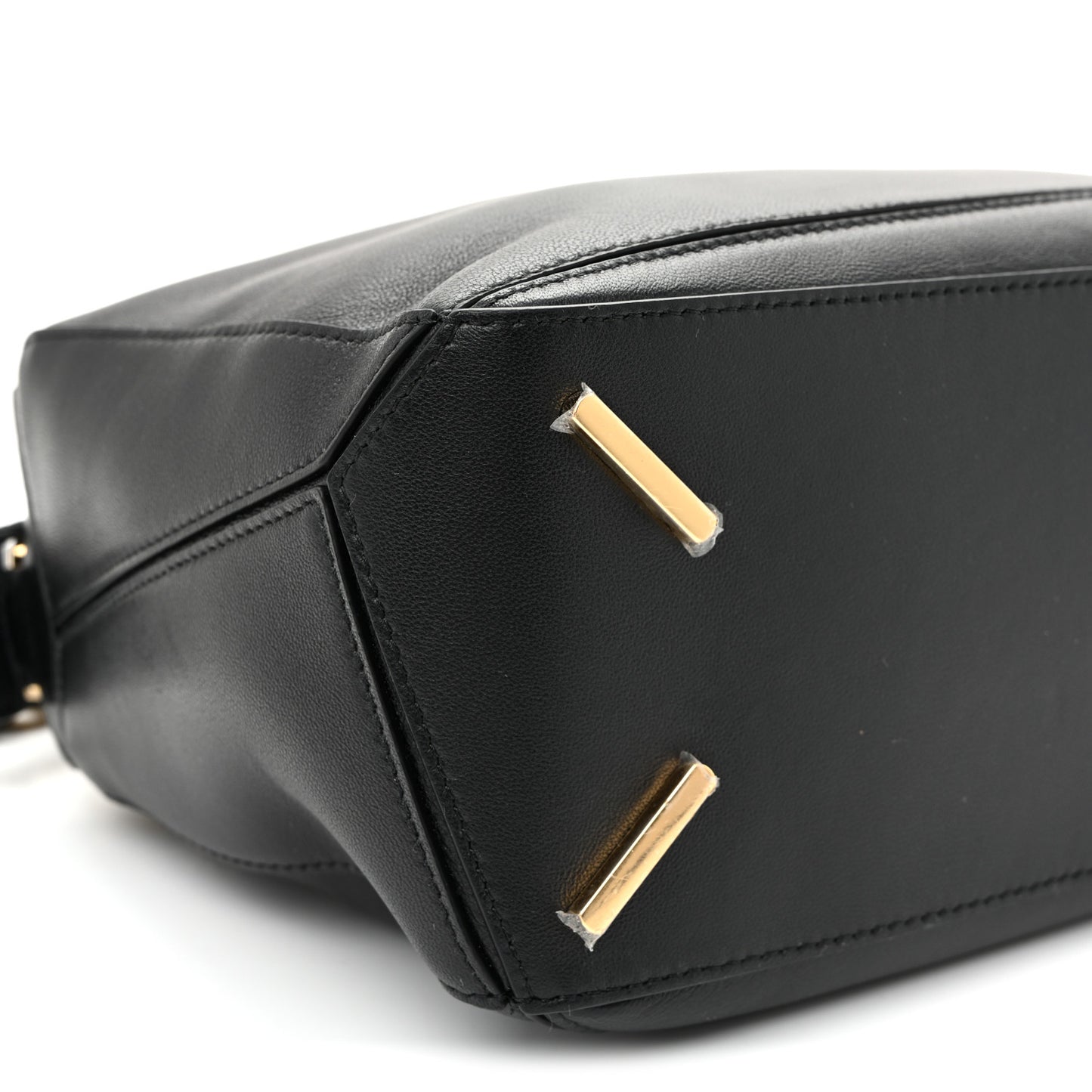 Nappa Lambskin Small Featherlight Puzzle Bag Black