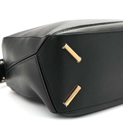 Loewe Nappa Lambskin Small Featherlight Puzzle Bag Black 8 of 9