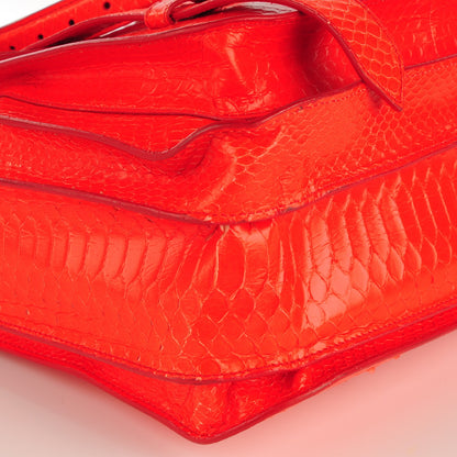 Proenza Schouler Python PS1 Tote Neon Red 7 of 13