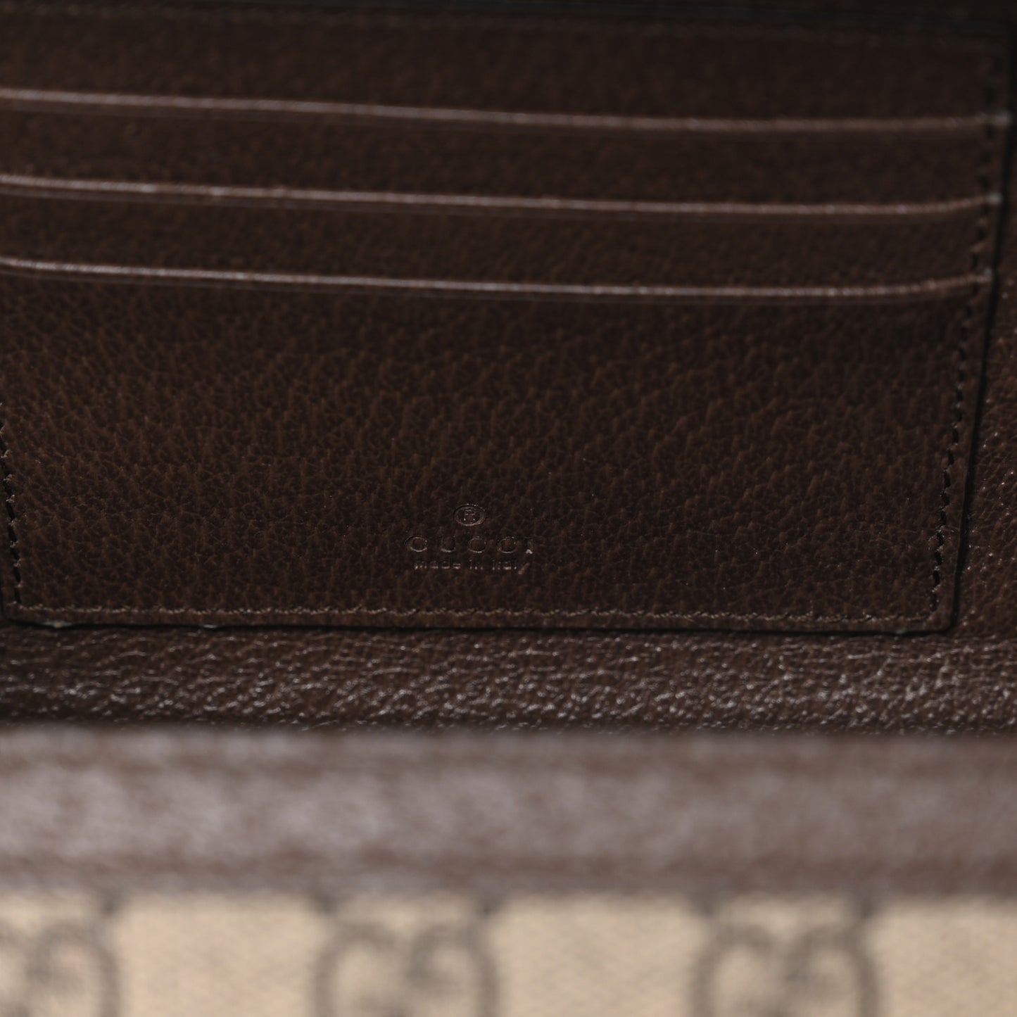 GG Supreme Monogram Textured Dollar Calfskin Mini Trunk Shoulder Bag Beige Ebony New Acero