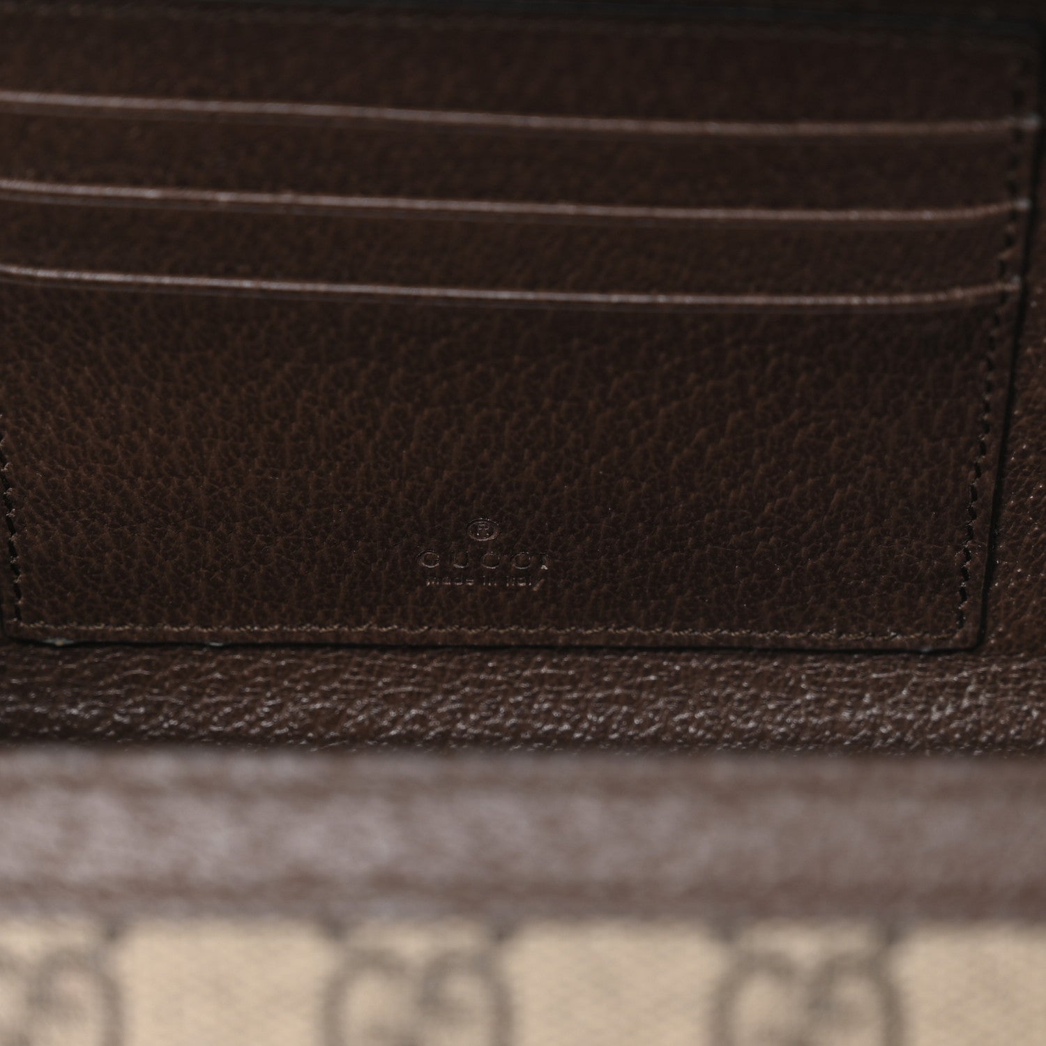 Gucci GG Supreme Monogram Textured Dollar Calfskin Mini Trunk Shoulder Bag Beige Ebony New Acero 6 of 11