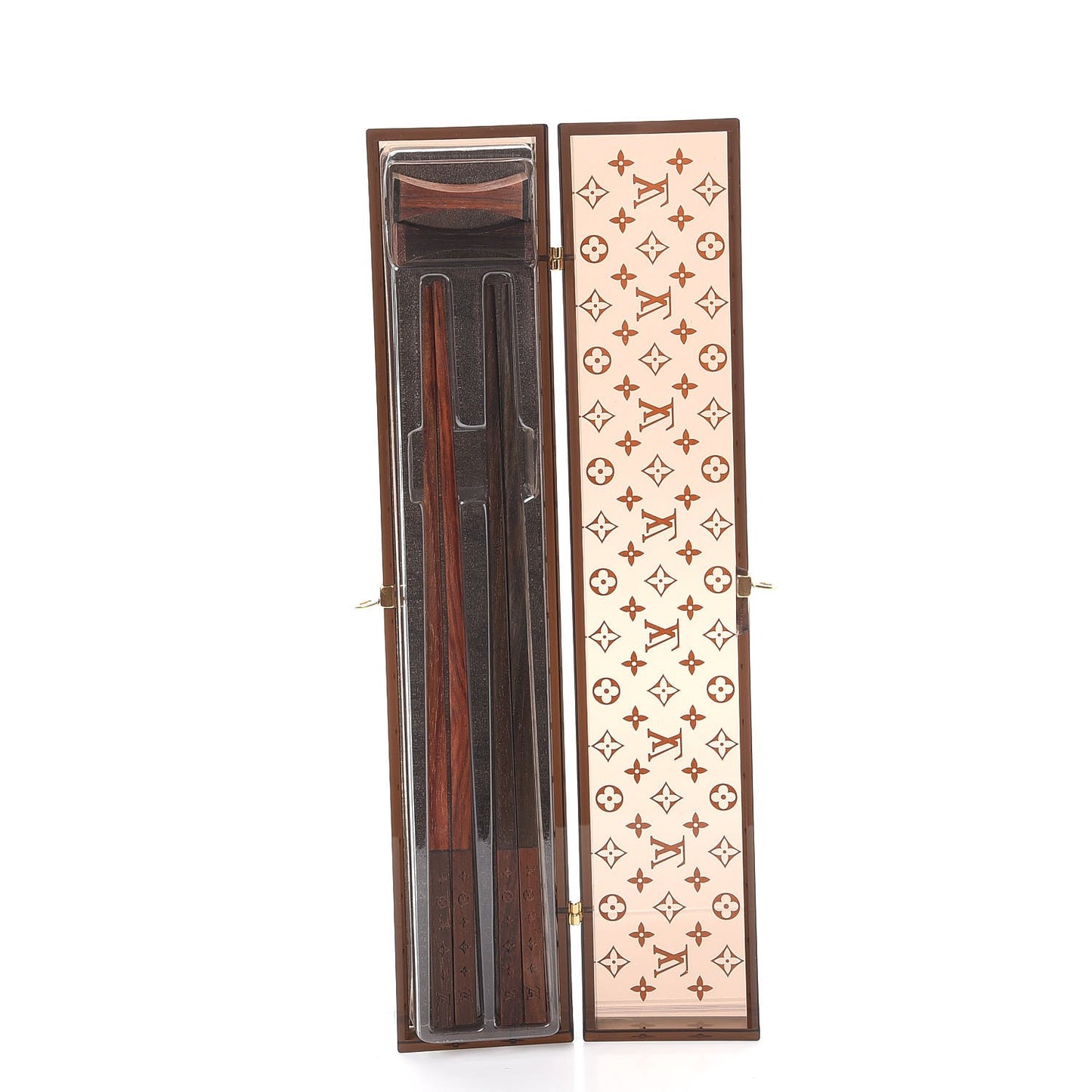 Rosewood Monogram Chopsticks with Case