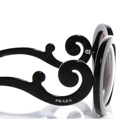 Prada Baroque Sunglasses SPR 27N Black 3 of 5