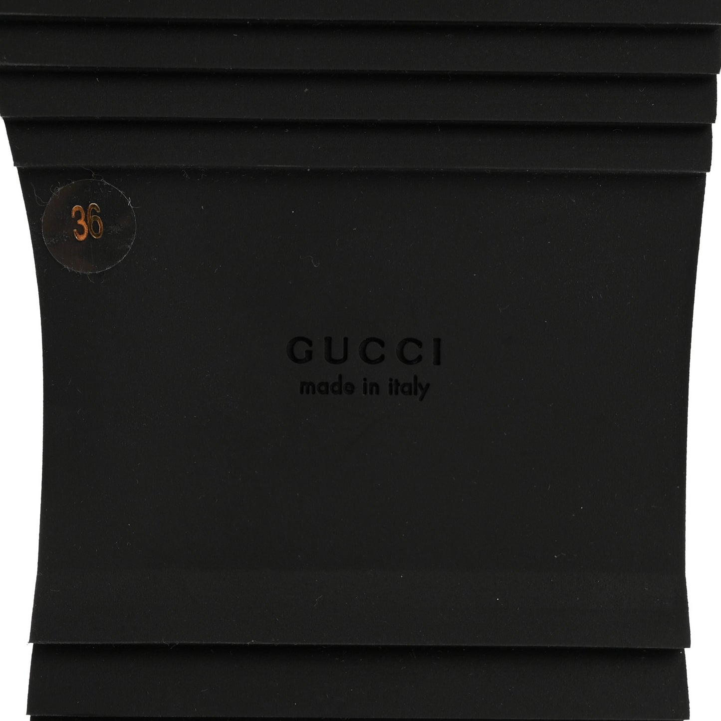 Jacquard Black Denim GG Monogram Angelina Platform 55mm Slide Sandals 36 Black Ivory