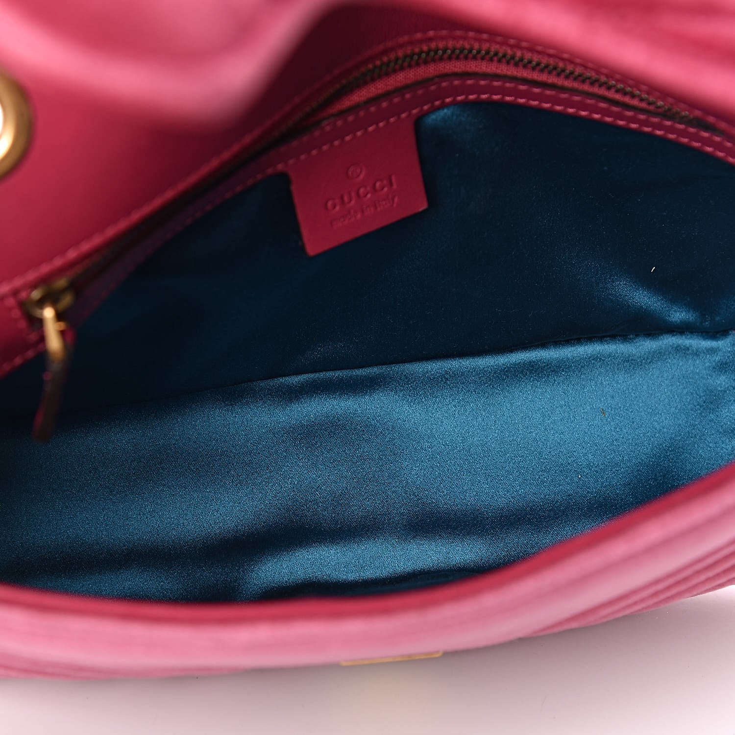 Gucci Velvet Matelasse Small GG Marmont Shoulder Bag Light Raspberry Rose 5 of 10
