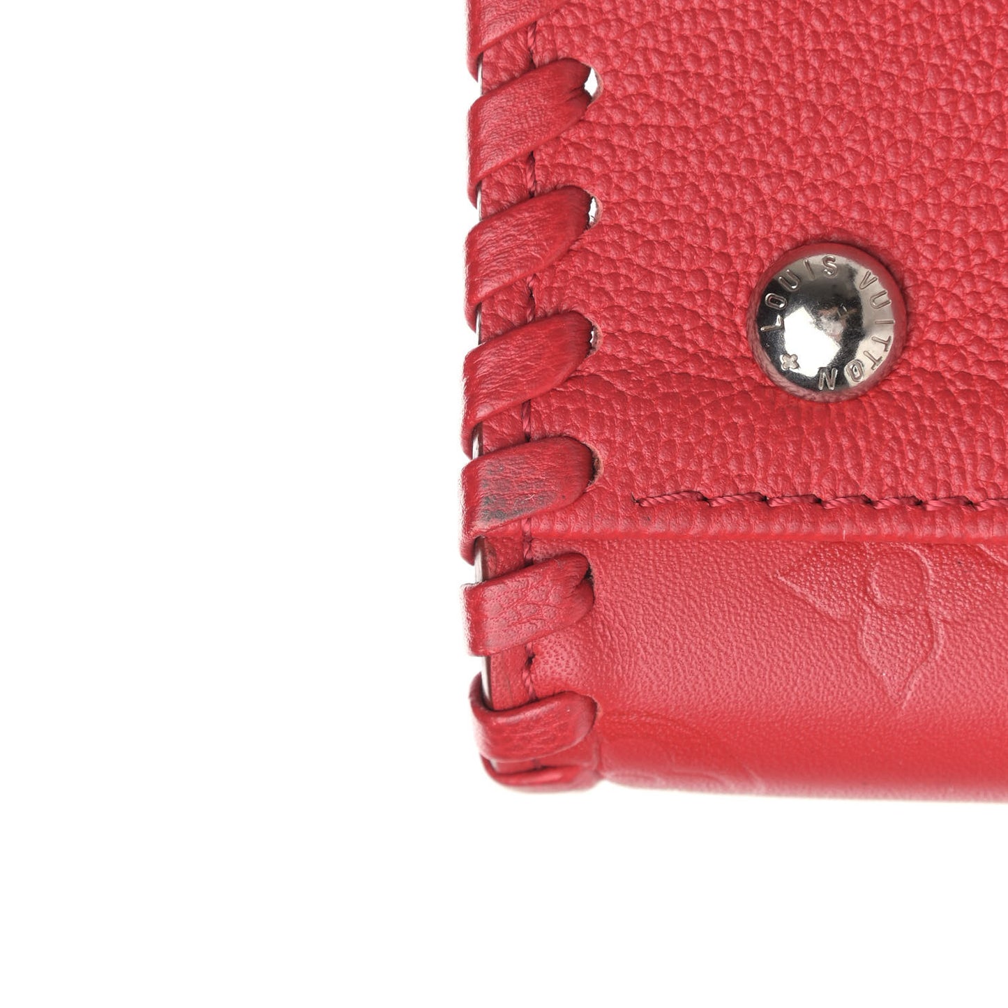 Monogram Cuir Plume Very Zipped Tote Rubis