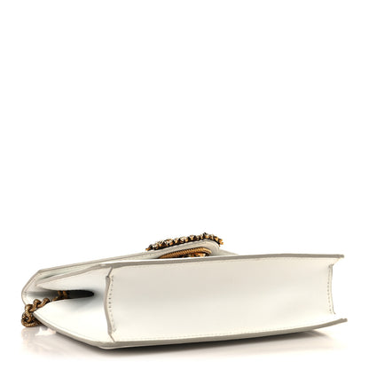 Dolce & Gabbana Smooth Calfskin Mini Devotion Envelope Bag White 3 of 9