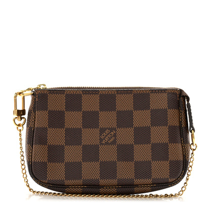 Louis Vuitton Damier Ebene Mini Pochette Accessories 1 of 8