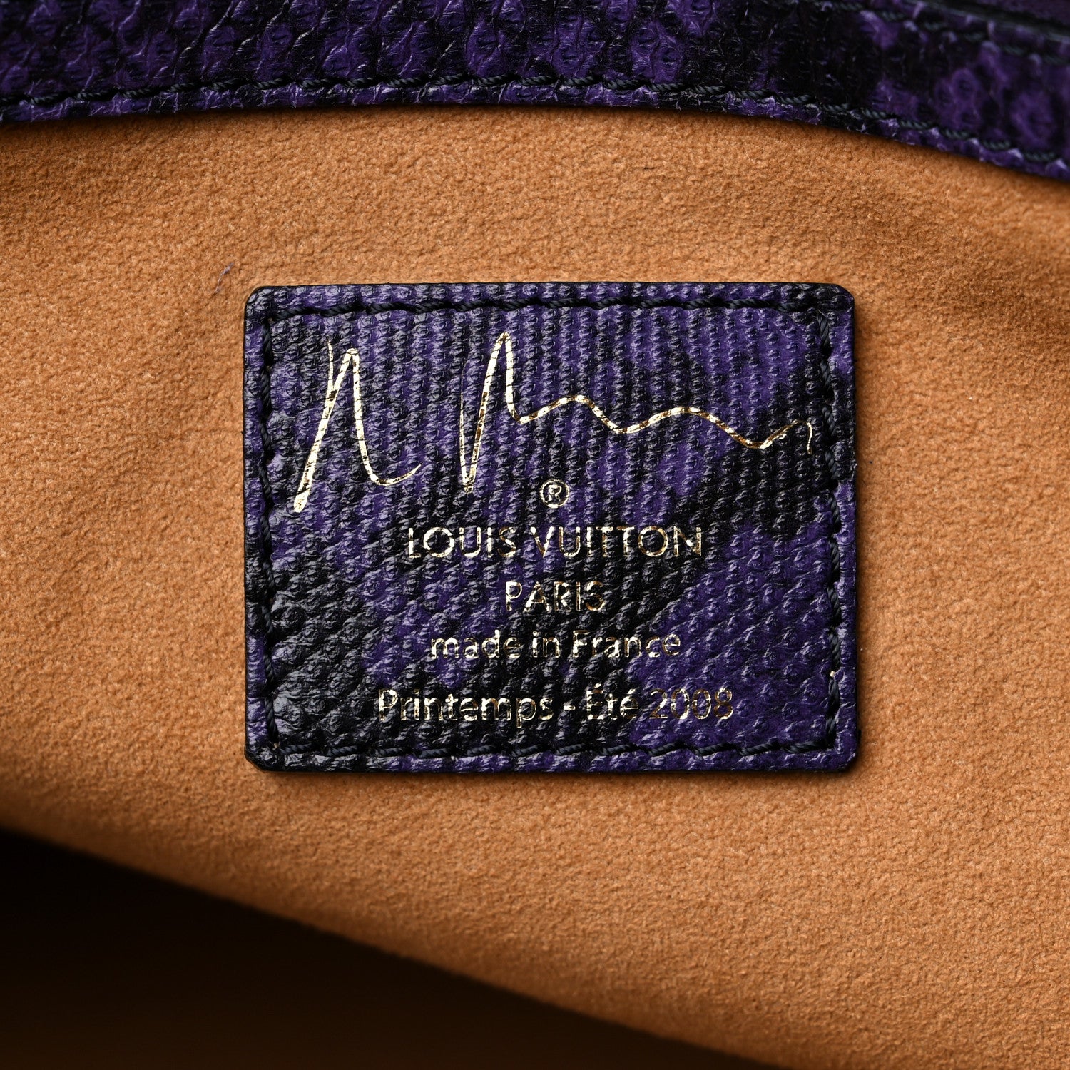 Louis Vuitton Richard Prince Monogram Karung Heartbreak Jokes Tote 6 of 13