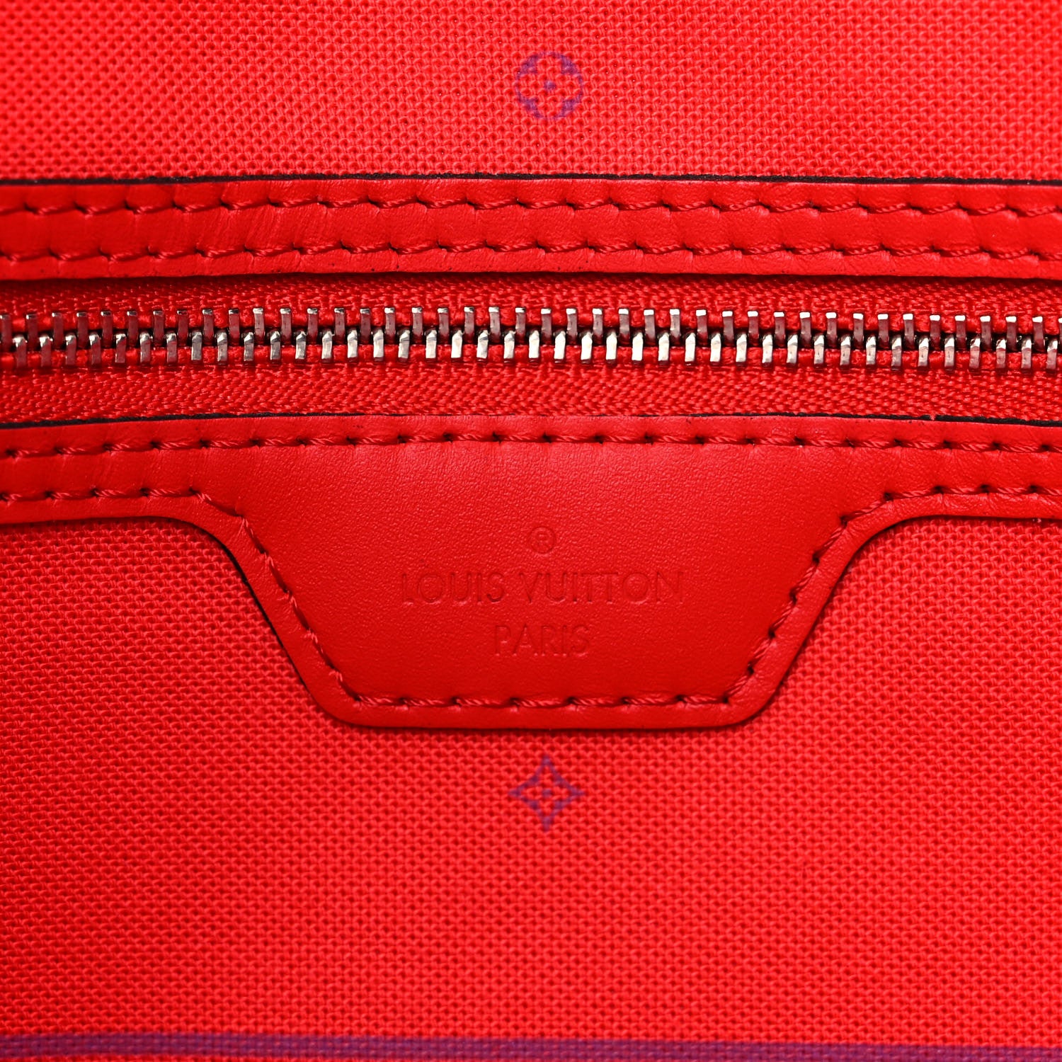 Louis Vuitton Monogram Escale Neverfull MM Rouge 6 of 10