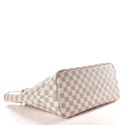 Louis Vuitton Damier Azur Neo Neverfull MM Rose Ballerine 3 of 11