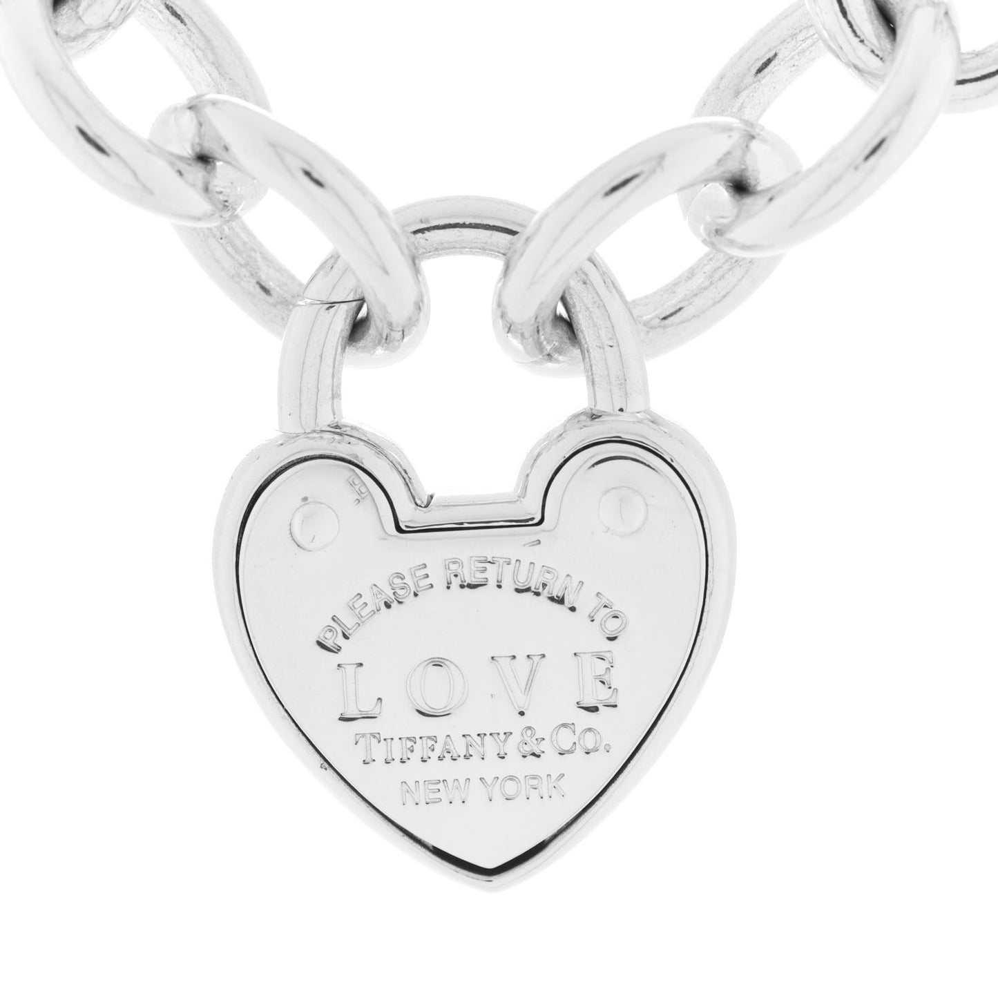 Sterling Silver Return to Tiffany Love Lock Bracelet