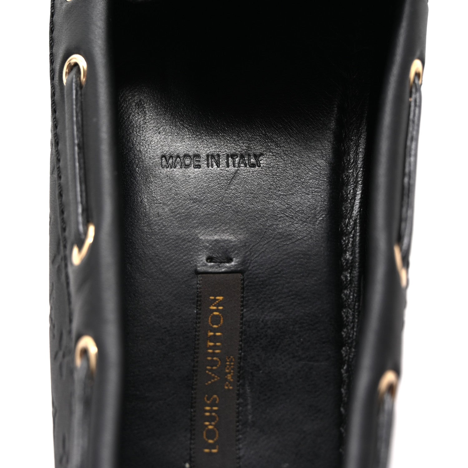 Louis Vuitton Empreinte Gloria Loafers 37 Black 8 of 9
