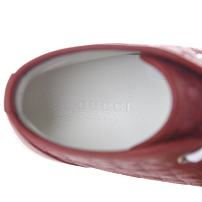 Gucci Microguccissima Womens High Top Sneakers 36.5 Rosso 7 of 9