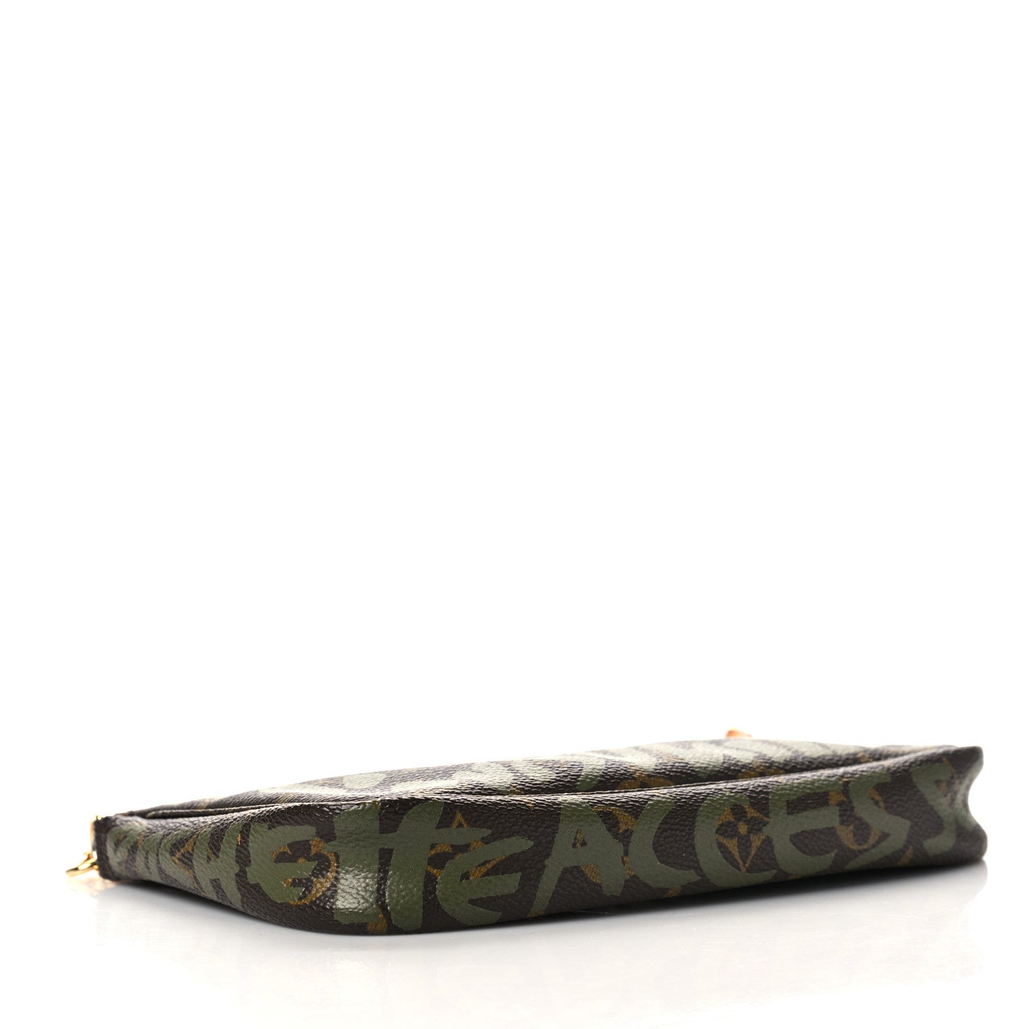 Louis Vuitton Monogram Graffiti Pochette Accessories Kaki 4 of 8
