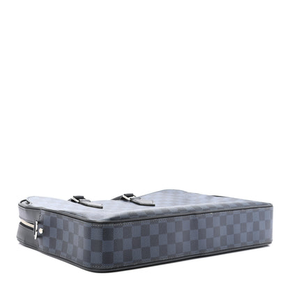 Louis Vuitton Damier Cobalt Dandy MM Briefcase 3 of 8