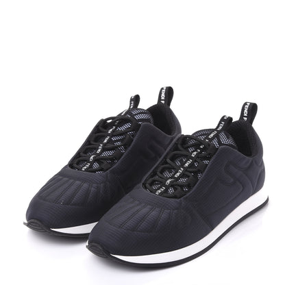 Fendi Nylon Womens FFreedom Sneakers 41 Blue Scuro Black White 2 of 11