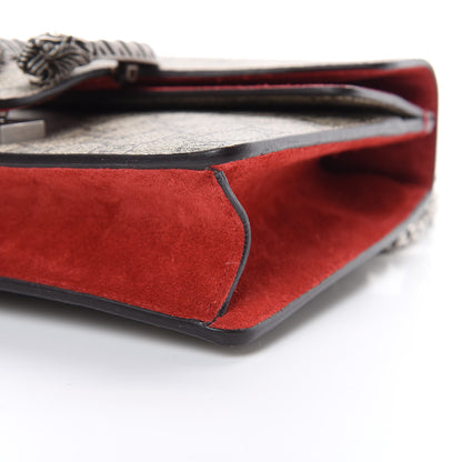 Gucci GG Supreme Monogram Mini Dionysus Shoulder Bag Hibiscus Red 9 of 12