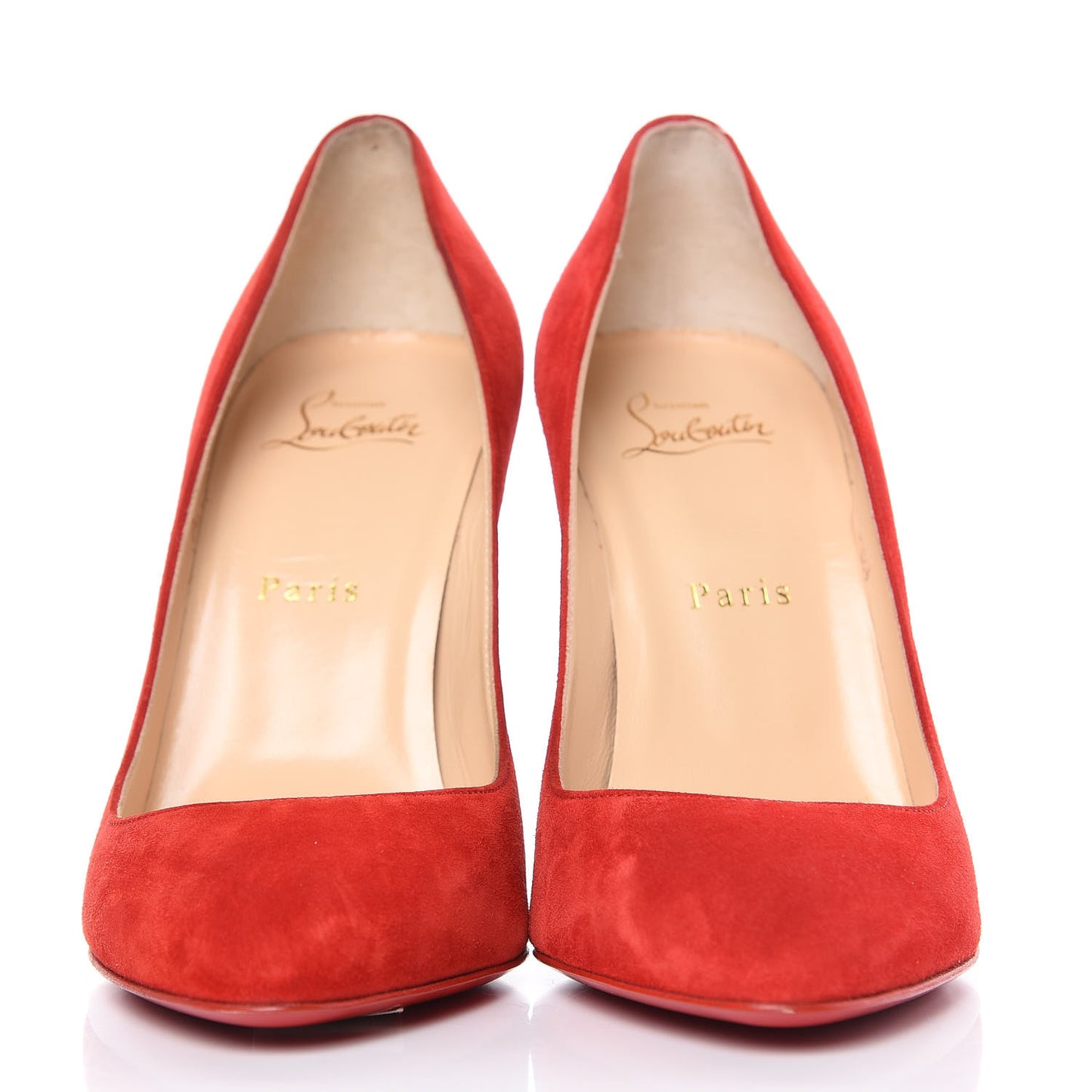 Veau Velours Eloise 100 Pumps 38.5 Loubi