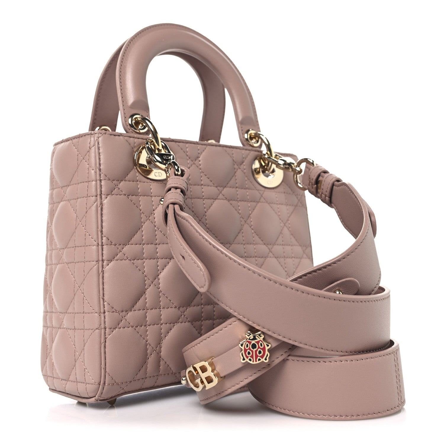 Christian Dior Lambskin Cannage Small My ABC Dior Lady Dior Fard 3 of 10
