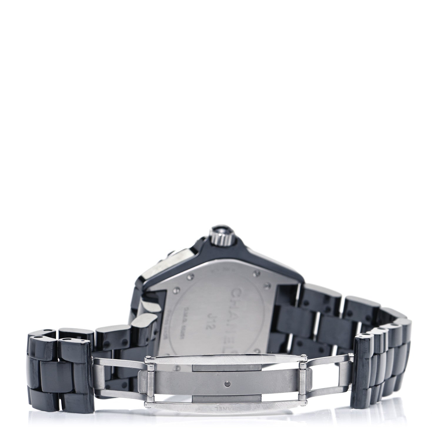 Chanel Stainless Steel Ceramic 38mm J12 Automatic Watch Black 4 of 4
