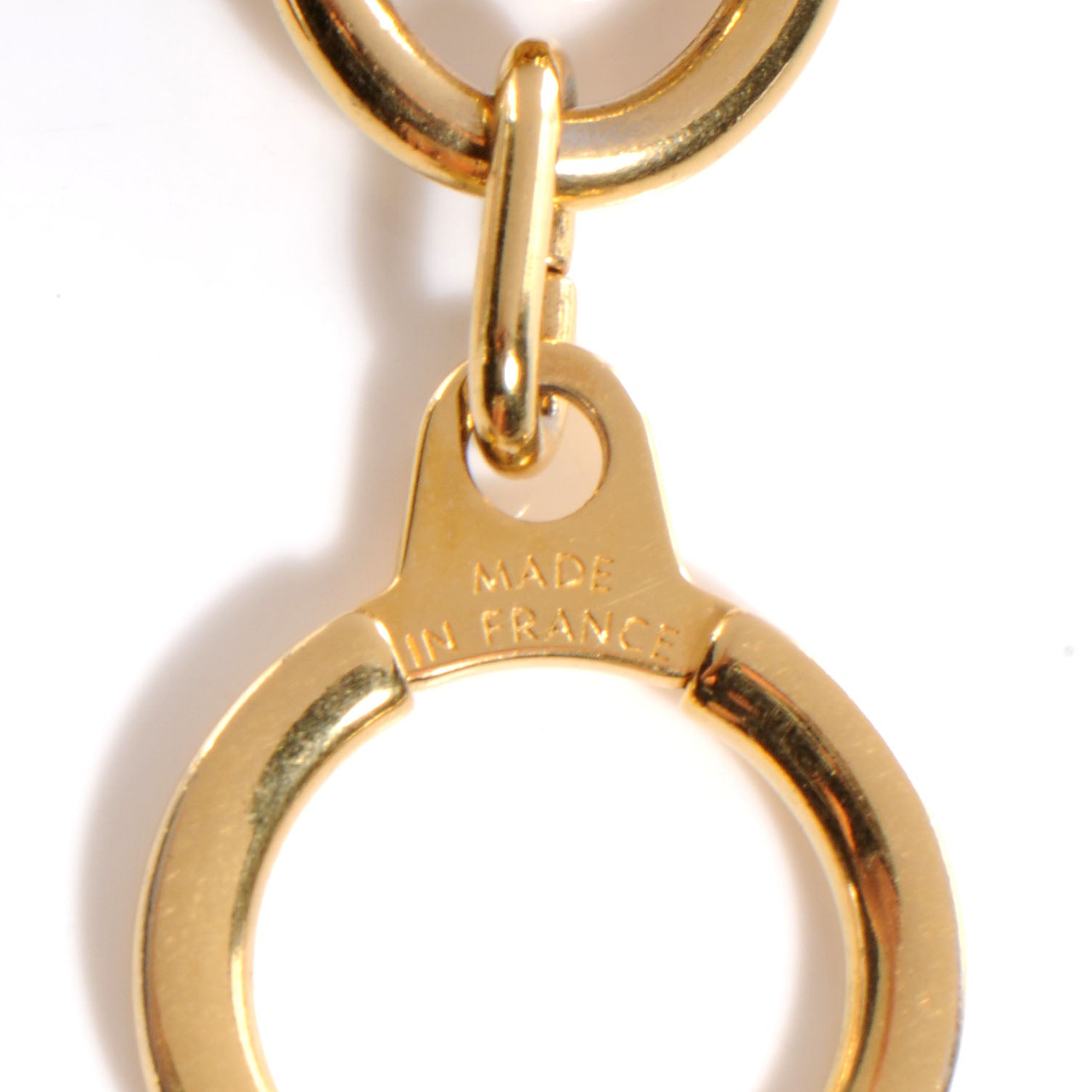 Louis Vuitton Pochette Extender Key Ring Gold 3 of 4