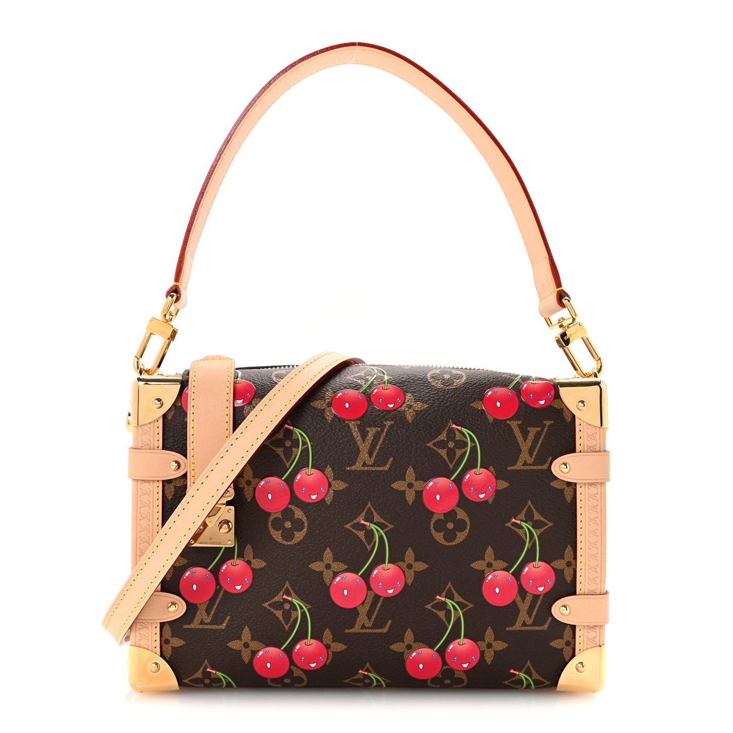 LV X TM Monogram Cerises Side Trunk MM