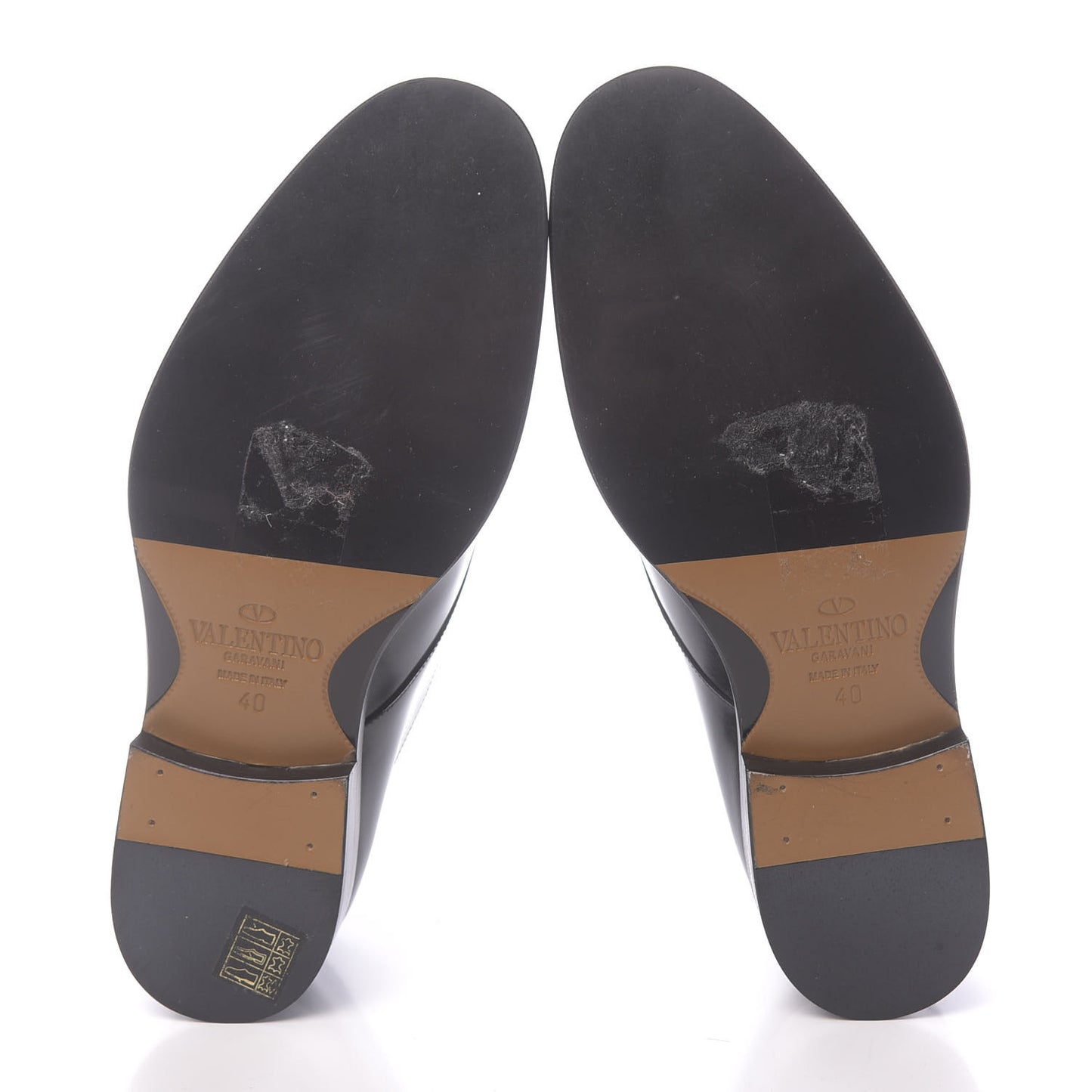 Shiny Calfskin Mens Double Monk Strap Loafers 40 Black