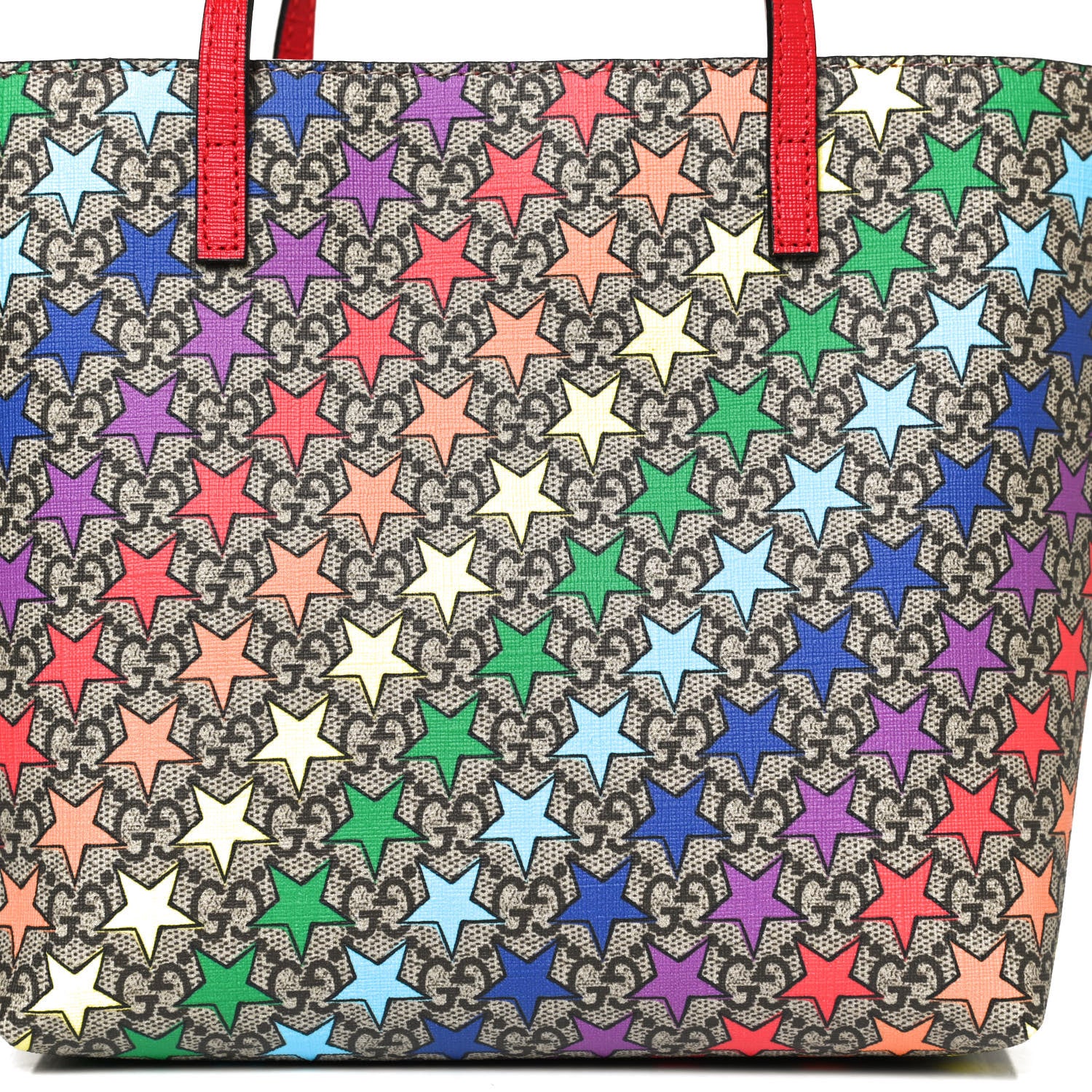 Gucci GG Supreme Monogram Childrens Star Print Tote Multicolor 9 of 11