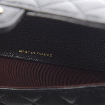 Chanel Caviar Quilted Glasses Case With Chain Black 7 of 12