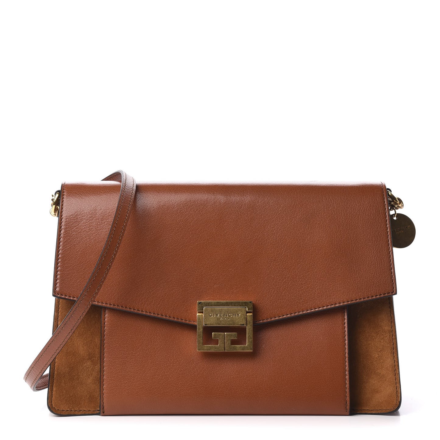 Goatskin Suede Medium GV3 Flap Chestnut