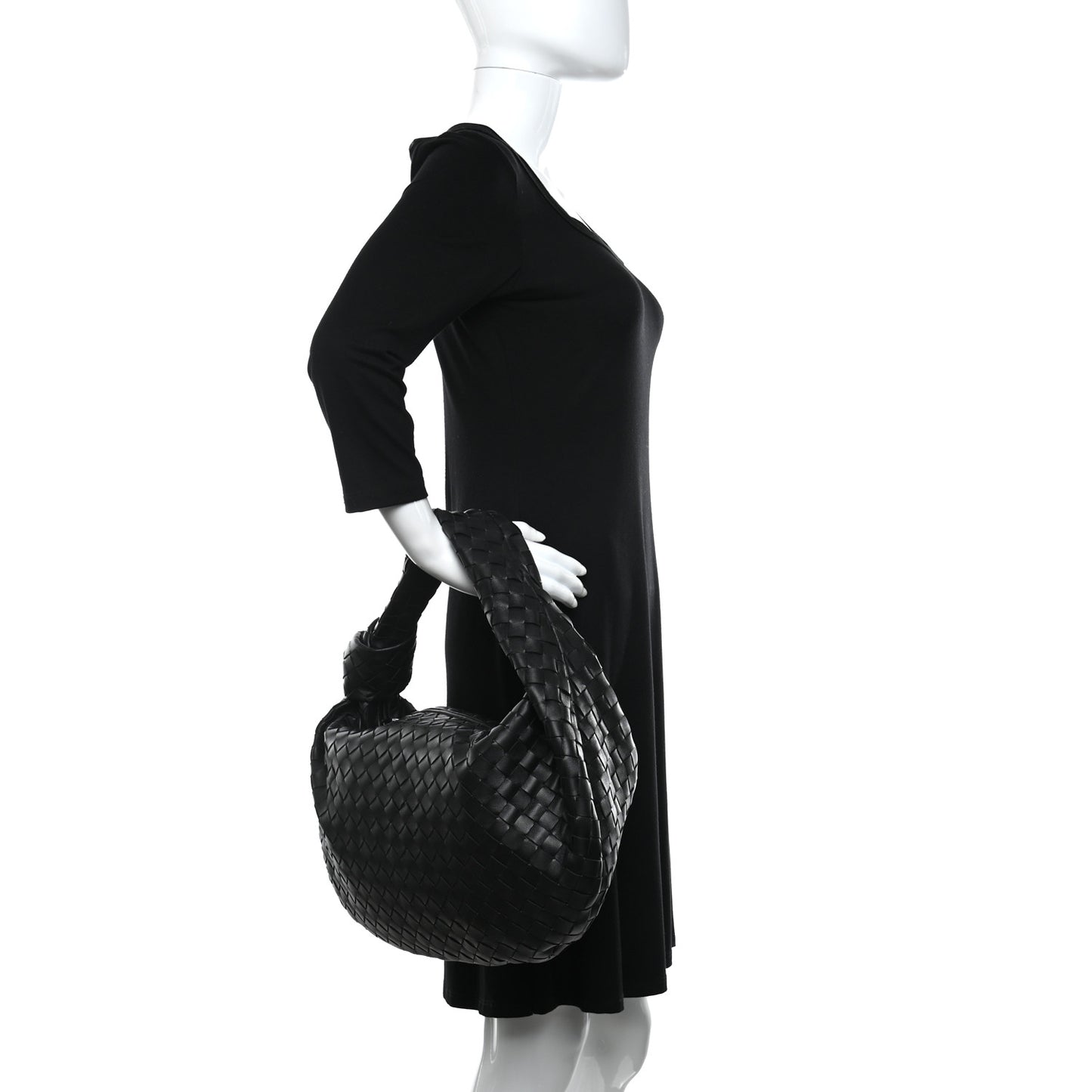 Nappa Intrecciato Medium Jodie Black