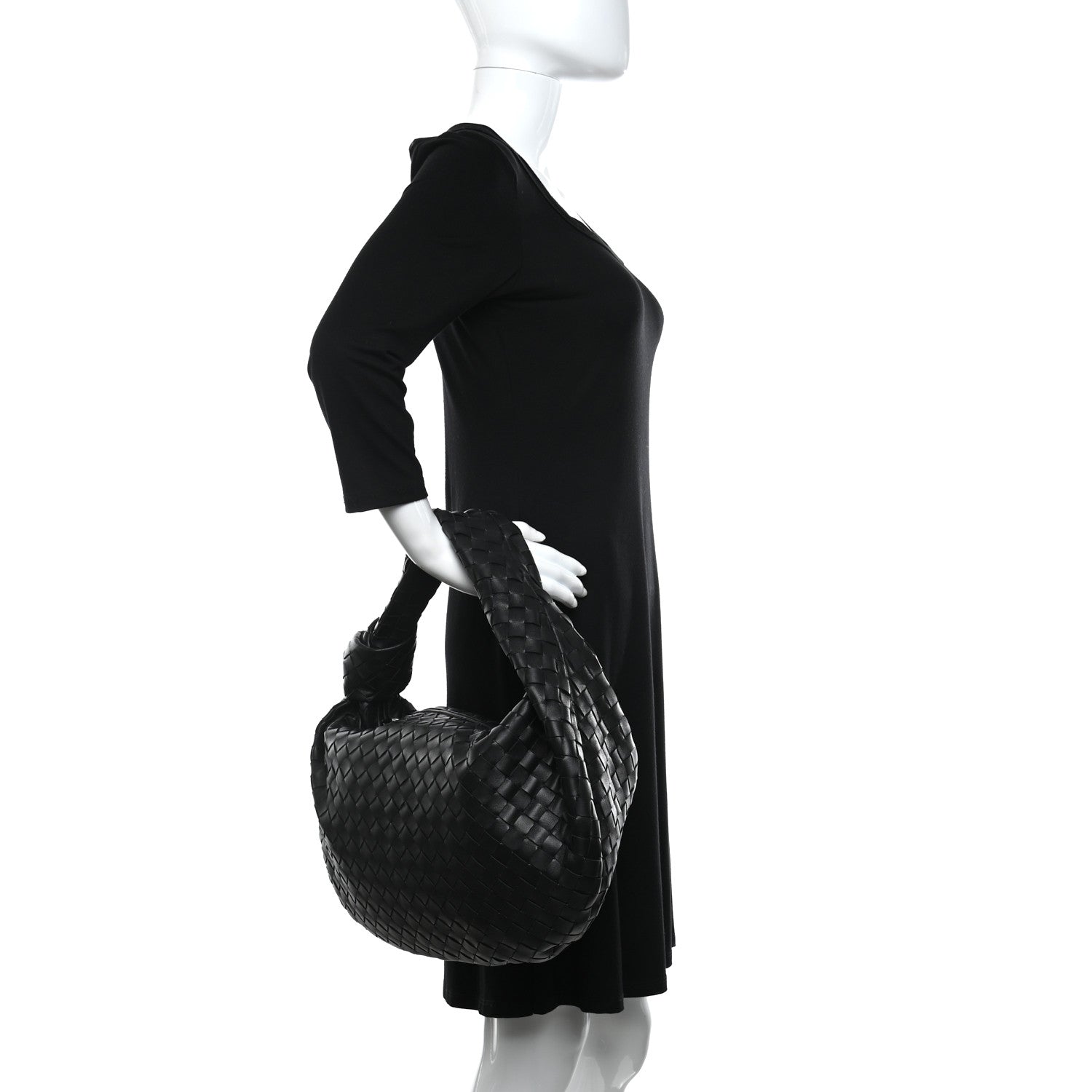 Bottega Veneta Nappa Intrecciato Medium Jodie Black 2 of 14