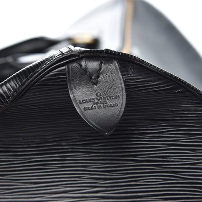 Louis Vuitton Epi Keepall 50 Black 6 of 19