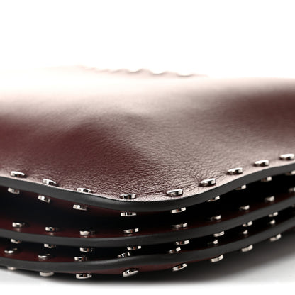 Phoebe Philo Soft Calfskin Studded Small Gig Bag Chestnut 9 of 9