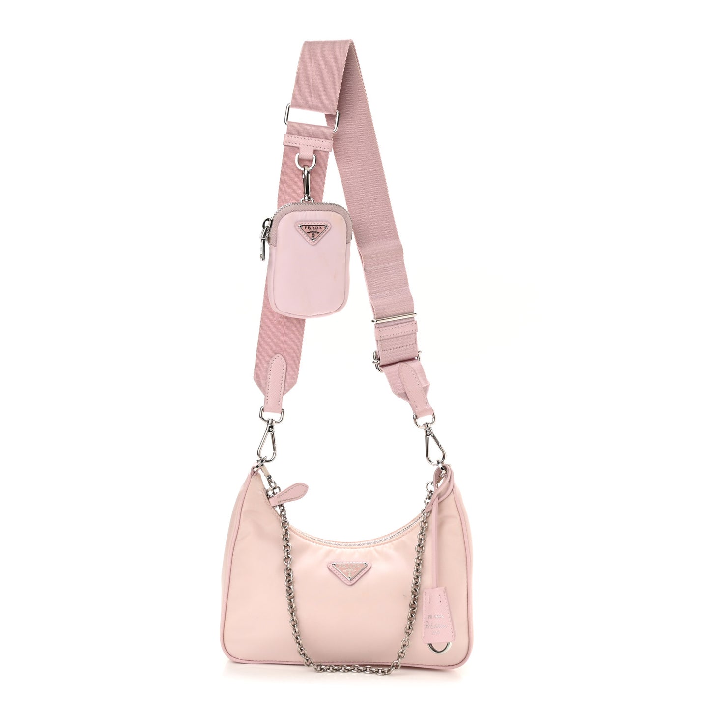 Nylon Re-Edition 2005 Shoulder Bag Alabastro