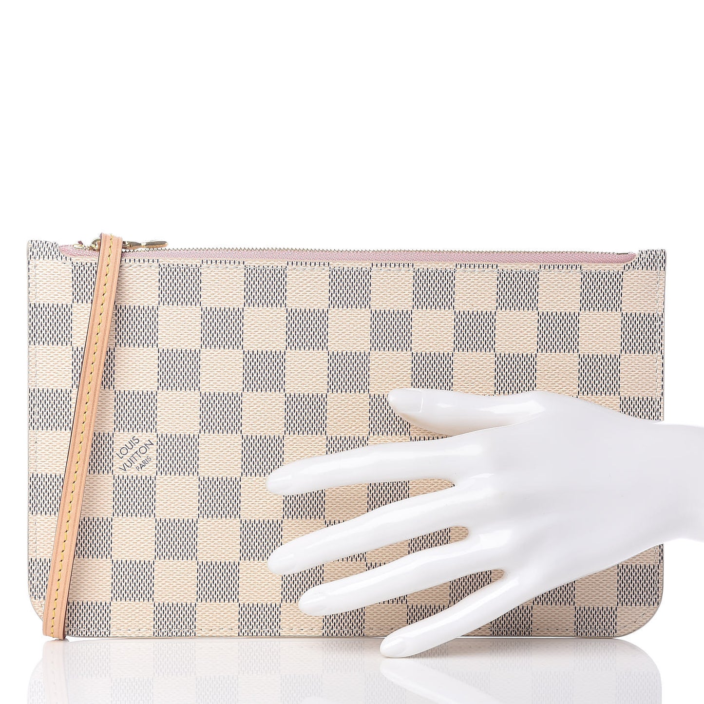 Damier Azur Neverfull MM GM Pochette Rose Ballerine