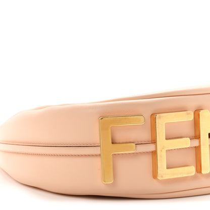 Fendi Vitello Grace Matte Small Fendigraphy Hobo Bag Light Rose 9 of 10