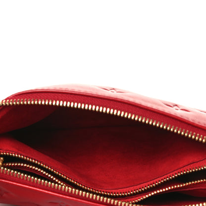 Louis Vuitton Mother of Pearl Lambskin Embossed Monogram Coussin BB Red Green 7 of 11