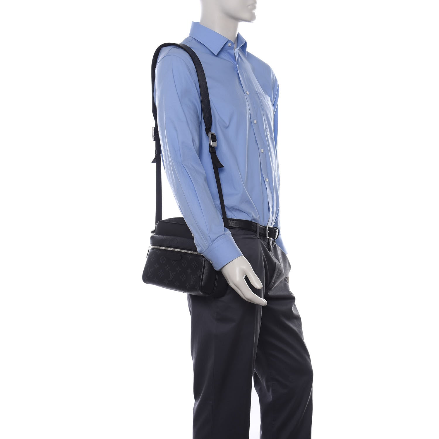 Louis Vuitton Taiga Monogram Eclipse Outdoor Messenger Black 2 of 11