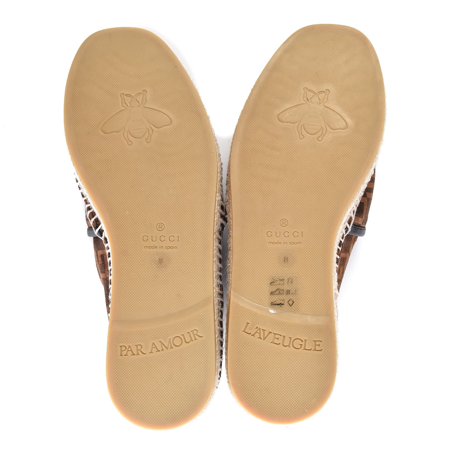 Gucci Suede Square G Mens Espadrilles 8 Sigaro 5 of 10
