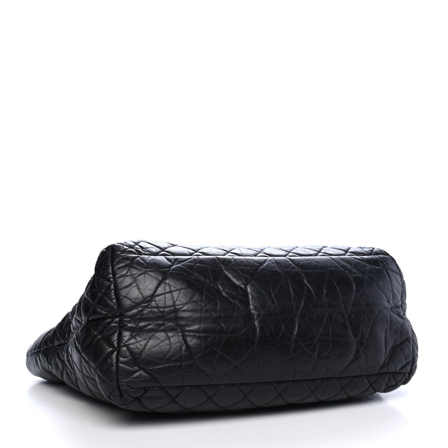 Chanel Lambskin Quilted Large Coco Cocoon Tote Black 3 of 4