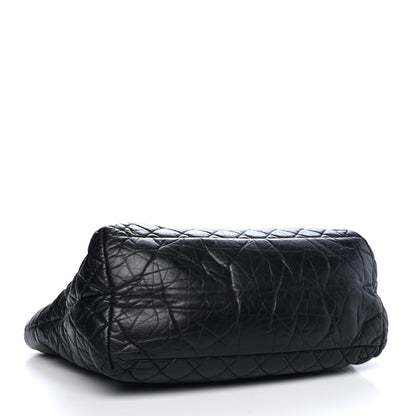 Chanel Lambskin Quilted Large Coco Cocoon Tote Black 3 of 4